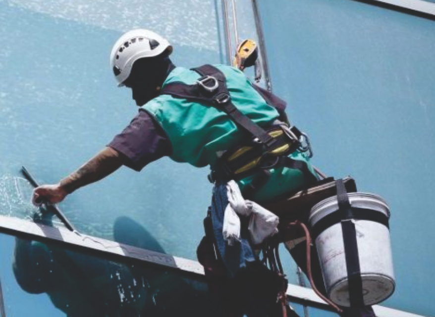 High-rise window cleaning service